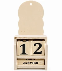 Calendrier perpétuel en bois VF