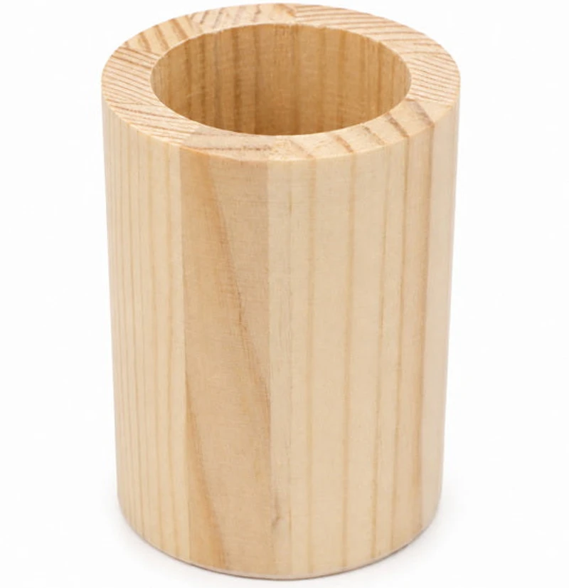 Wood Round Pen holder