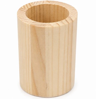 Wood Round Pen holder