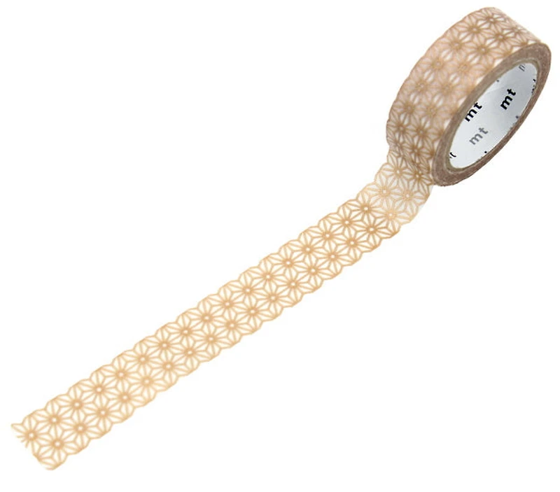 Ruban washi soleils dorés - 15mm x 7m