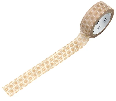 Ruban washi soleils dorés - 15mm x 7m