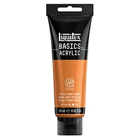 Peinture acrylique Basics métallique orange brûlée 118ml