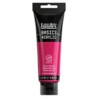 Peinture acrylique Basics métallique magenta 118ml
