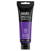 Peinture acrylique Basics métallique pourpre 118ml