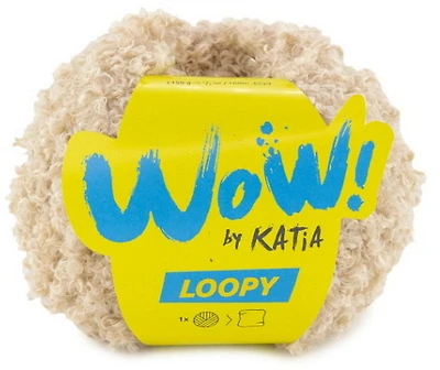 Wow Loopy Yarn Beige - 150g