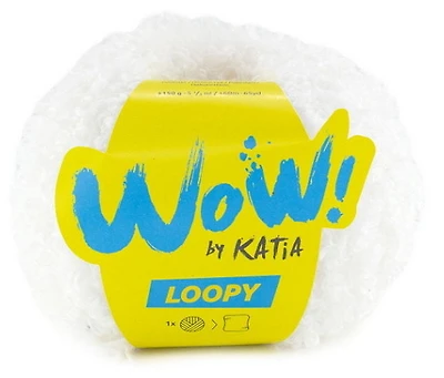 Wow Loopy Yarn Ecru - 150g