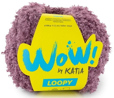 Wow Loopy Yarn Plum - 150g