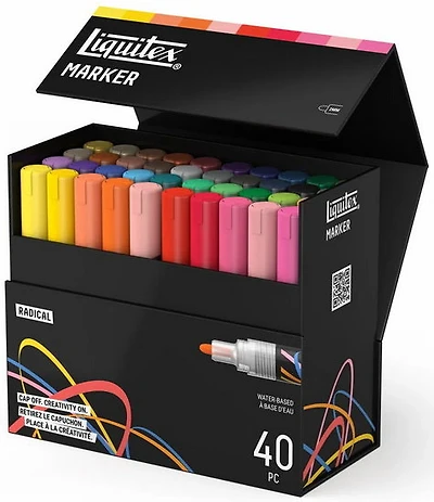 Set Of 40 Acrylics Markers - 2mm