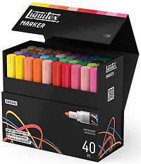 Set Of 40 Acrylics Markers - 2mm