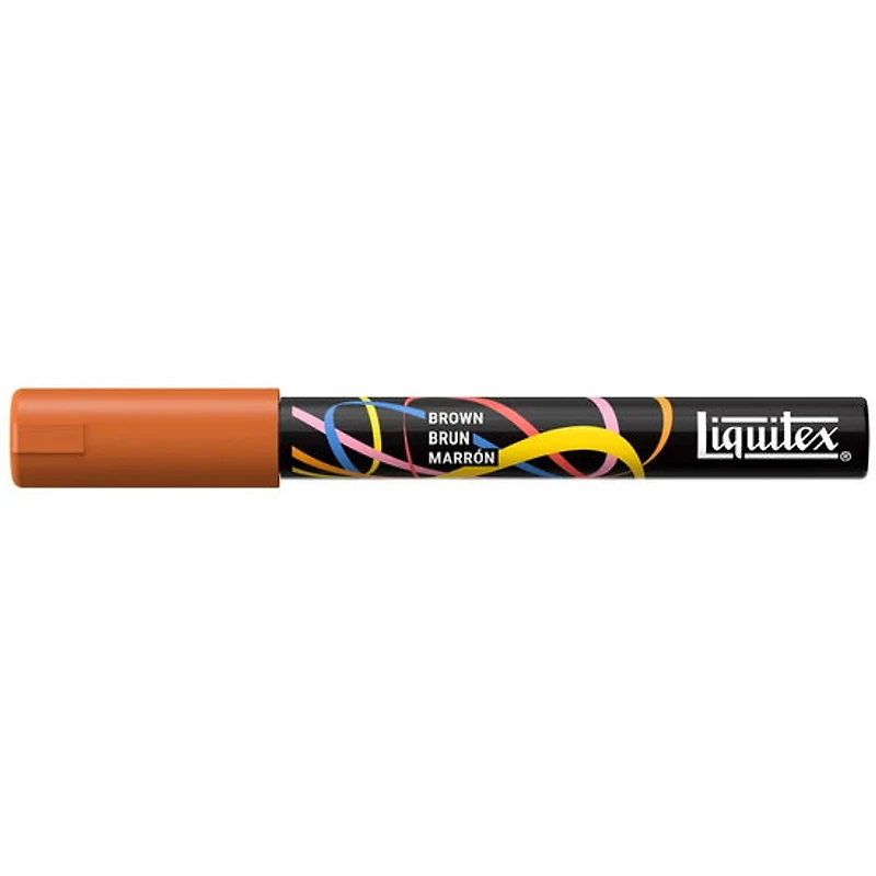 Marqueur acrylique brun