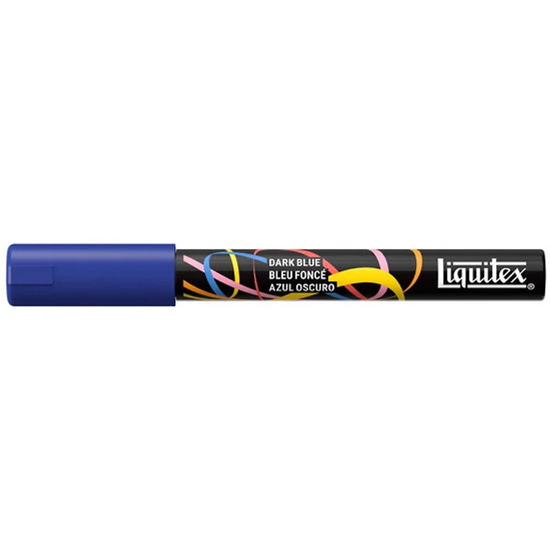 Marqueur acrylique bleu fonc