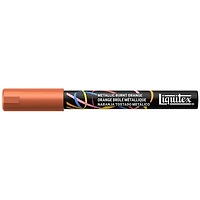 Marqueur acrylique orange brûlée métallique - 2mm