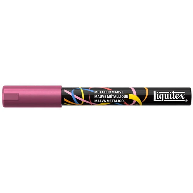 Marqueur acrylique mauve métallique - 2mm