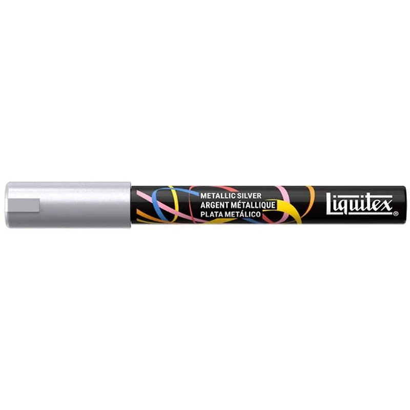 Marqueur acrylique argent métallique