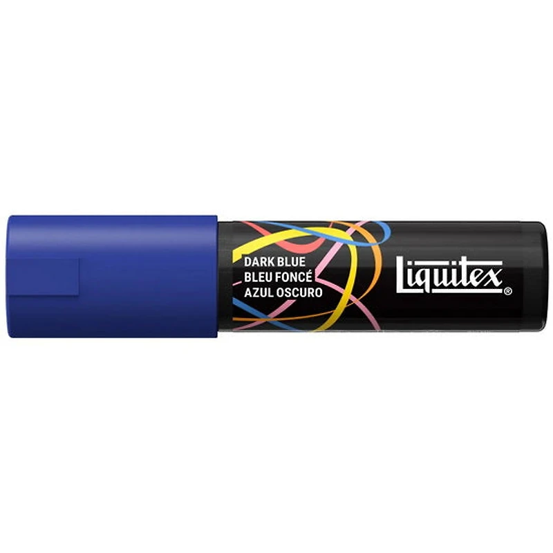 Marqueur acrylique bleu foncé - 8mm