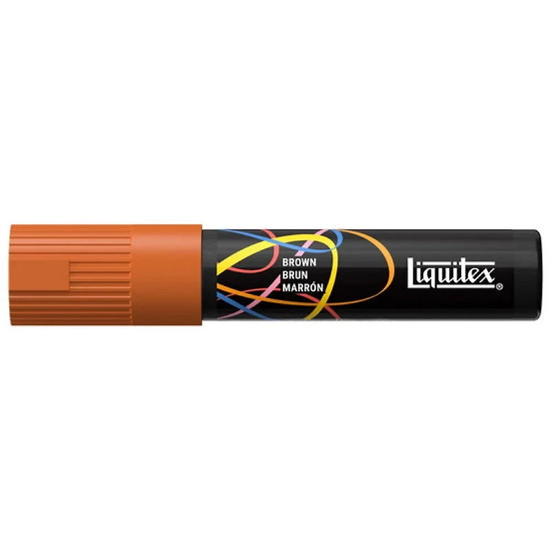 Marqueur acrylique brun - 15mm
