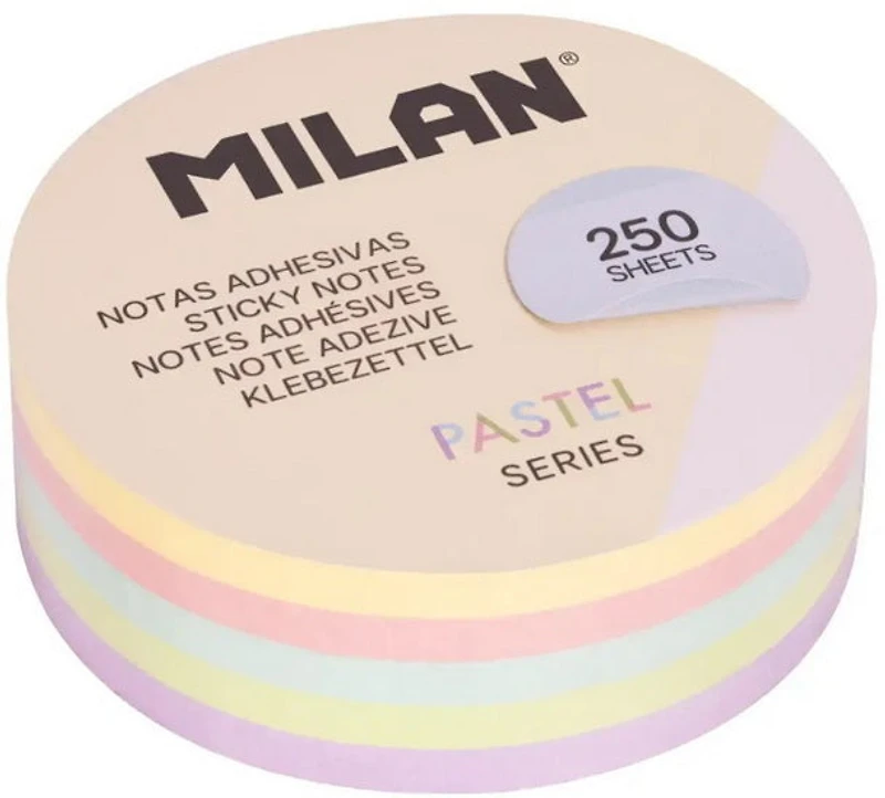 Round Sticky Notes Pastel 250 sheets