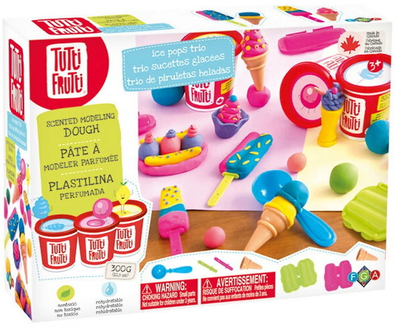 Trio de sucettes glacées Tutti Frutti