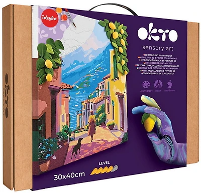 Ens. modélisation 3D et peinture à numéros Weekend citrons