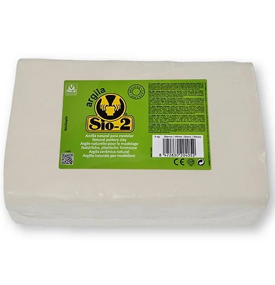 Argile naturelle blanche 5kg