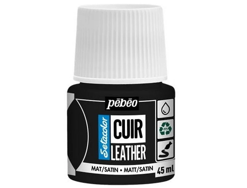 Leather Paint Extreme Black 45ml