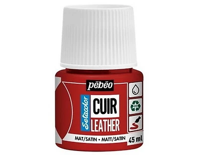 Peinture cuir rouge intense 45ml