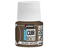 Peinture cuir brun expresso 45ml
