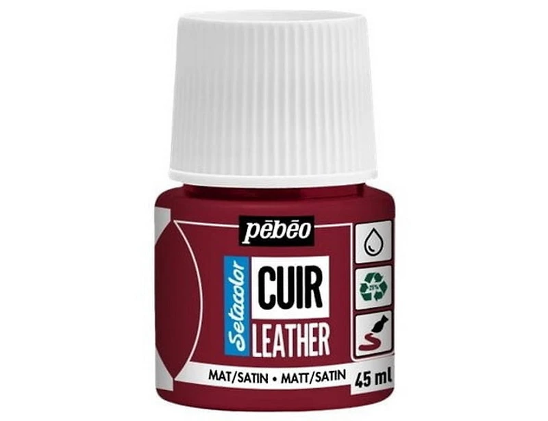 Leather Paint Deep Red 45ml
