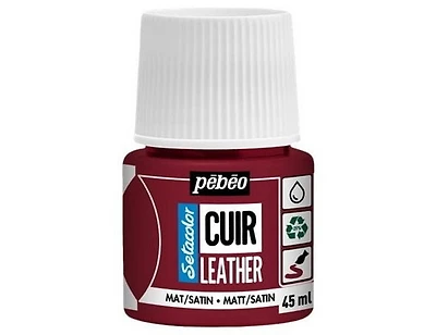 Leather Paint Deep Red 45ml