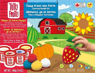 Les aliments de la ferme Tutti Frutti