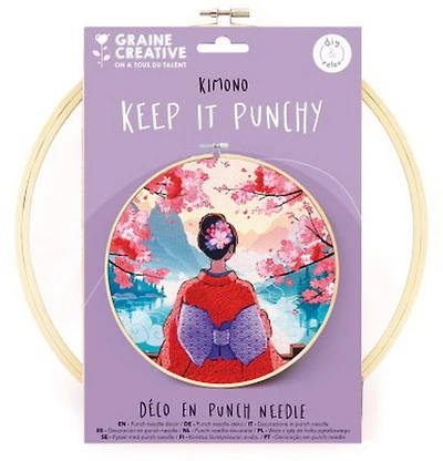 Punch Needle Kit Kimono