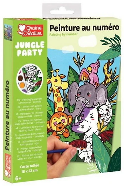 Paint By Numbers Kit Zoo Animals