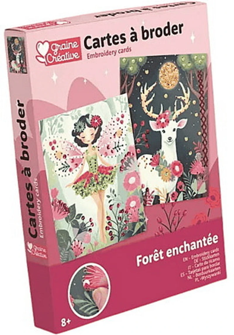 Embroidery Cards Fairy Forest
