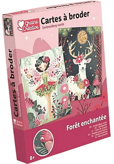 Embroidery Cards Fairy Forest