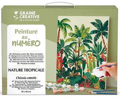 Paint By Numbers Kit Tropical Nature