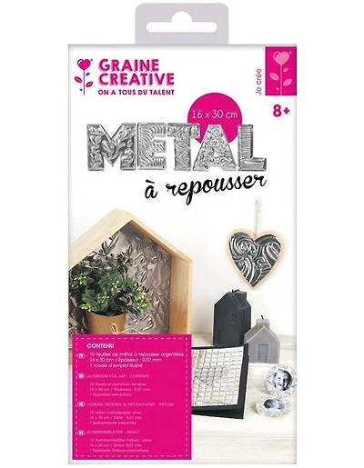 Pack of 10 Silver Sheets - 300x160mm