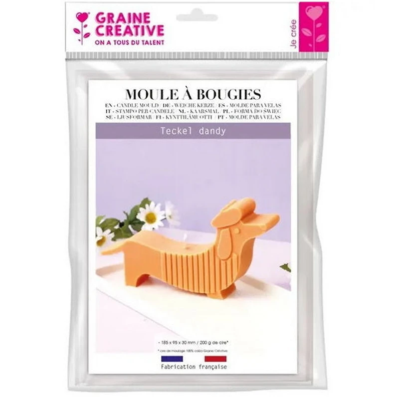 Dachsunf Candle Mould