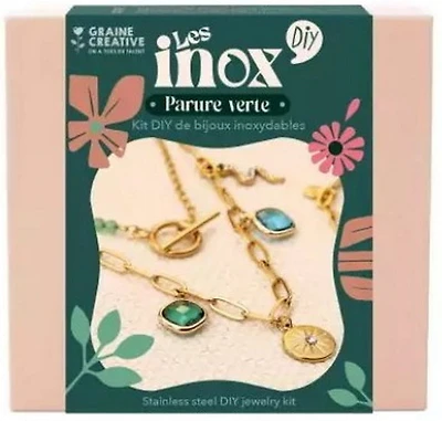 Stainless Steel Jewelry Kit Gold And