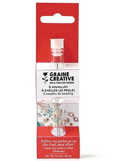 Set of 5 Beading Needles