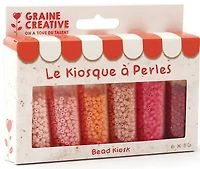 Set of Beads 6 Colors Lipstick