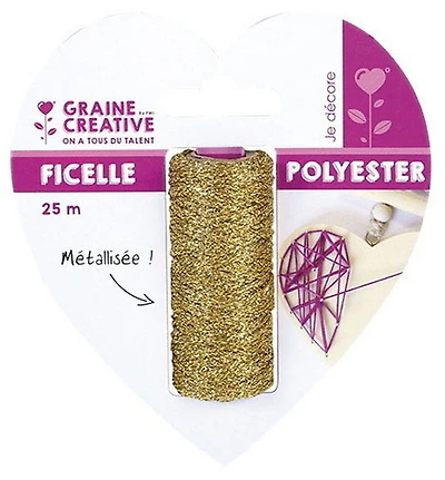 Metallic Yarn Gold - 25m