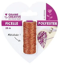 Metallic Yarn Copper - 25m