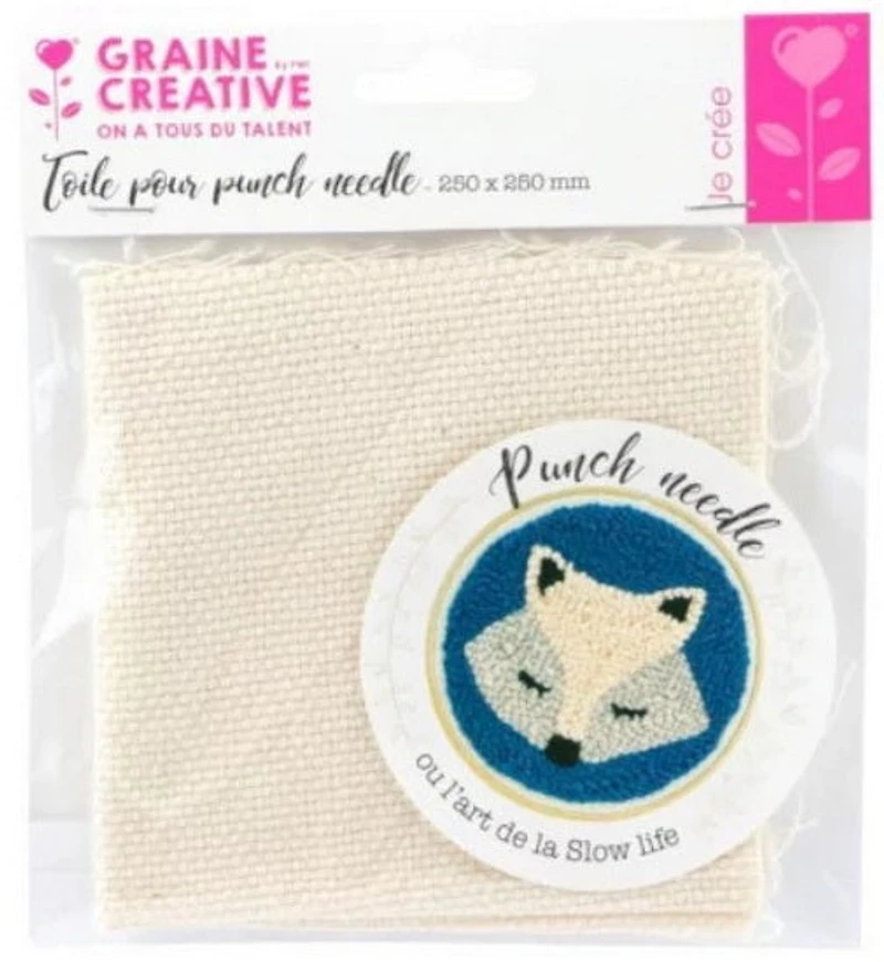 Punch Needle Canvas - 250x250mm
