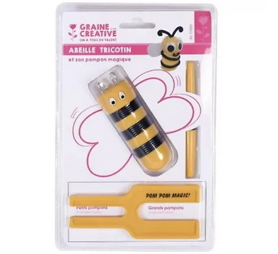 Knitting Bee Set And Magic Pompon