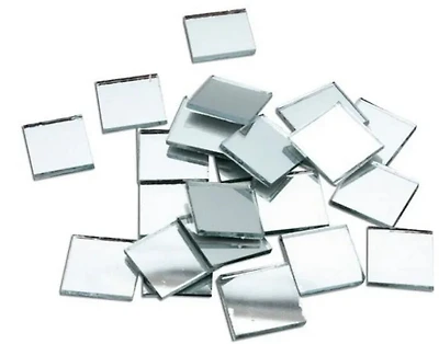 Set of 20 Mini Square Mirrors - 15x15mm