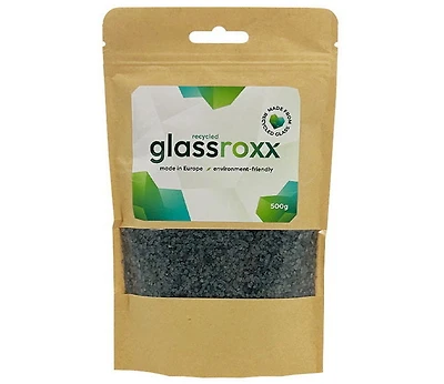 Glass Stones Silver Grey 500g