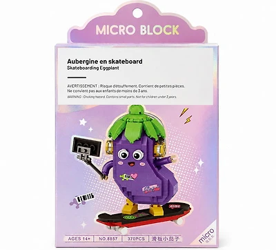 Skateboarding Eggplant
