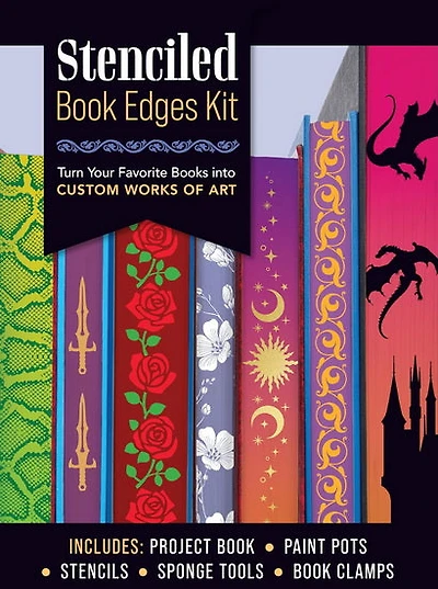 Stenciled Book Edges Kit