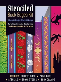 Stenciled Book Edges Kit