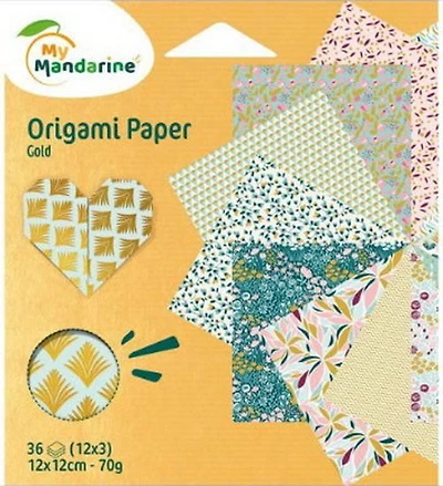 Origami 60 feuilles : Dorés